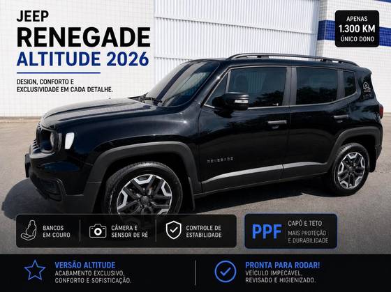 JEEP RENEGADE 1.3 T270 TURBO FLEX ALTITUDE AT6 JEEP RENEGADE 1.3 T270 TURBO FLEX ALTITUDE AT6